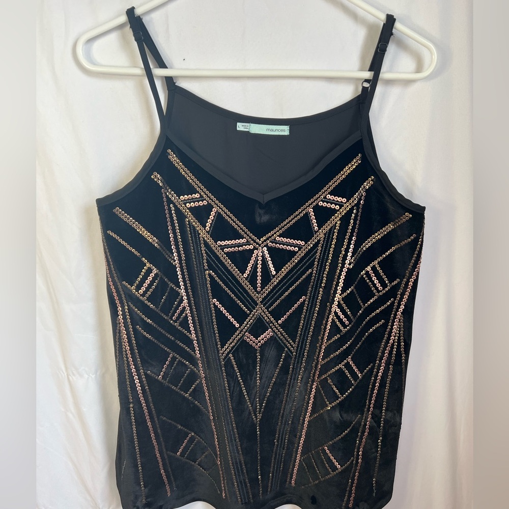 Velvet dress tank
